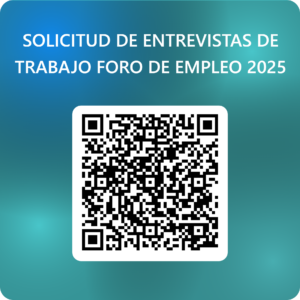 Código QR para SOLICITUD DE ENTREVISTAS DE TRABAJO FORO DE EMPLEO 2025